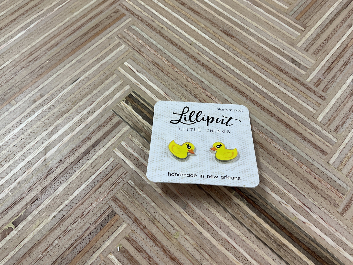 Duck Earrings