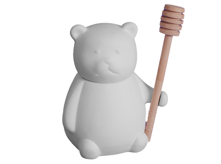 Teddy Bear Honey Pot #2681
