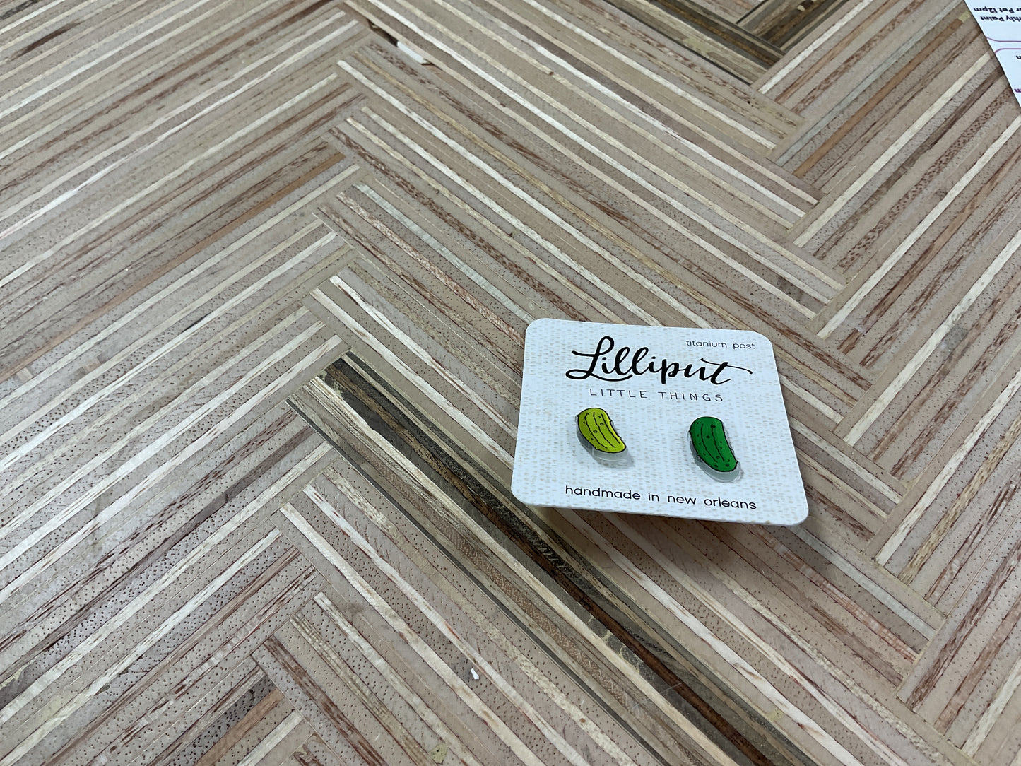 Pickle Earrings