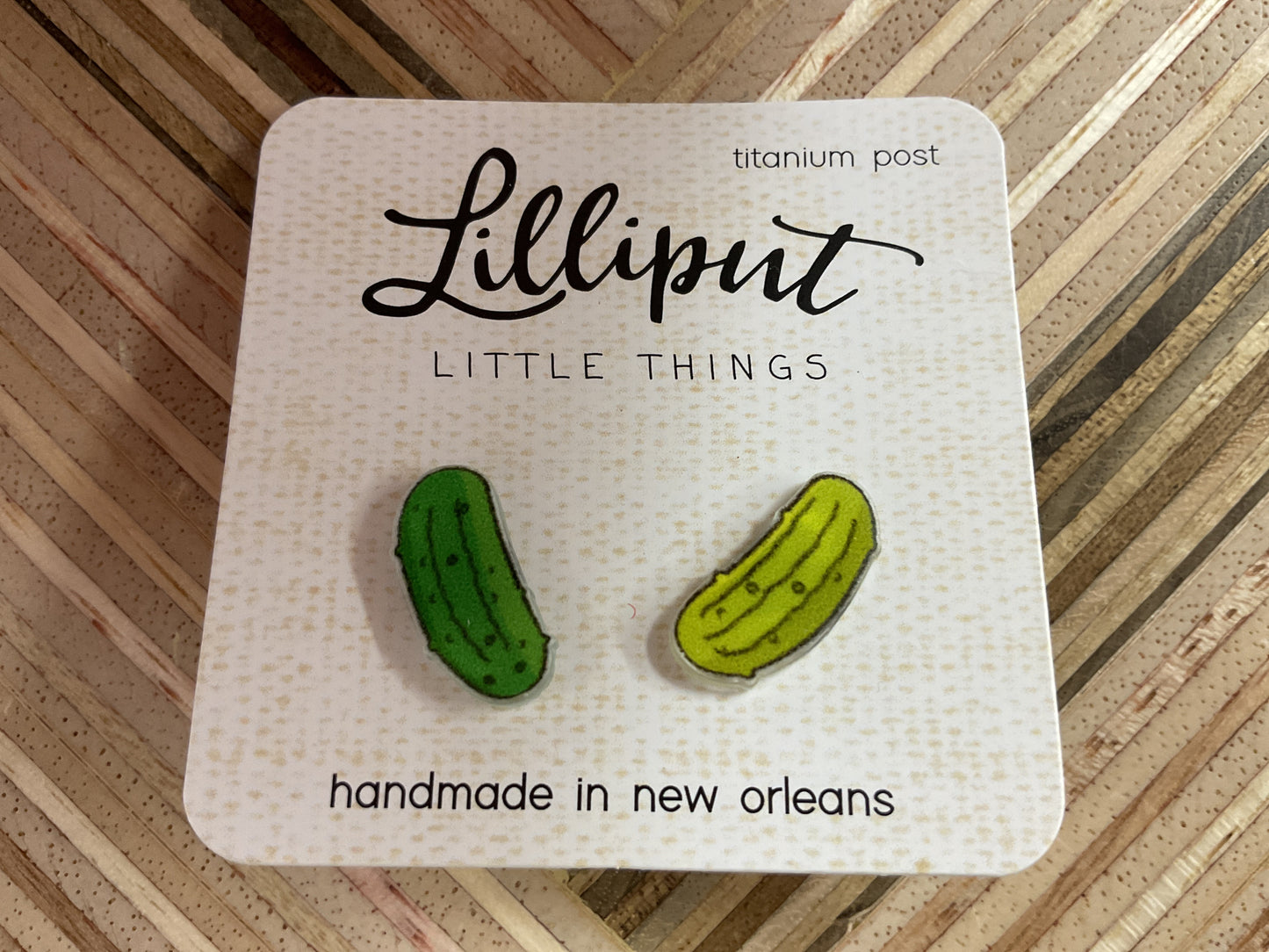 Pickle Earrings