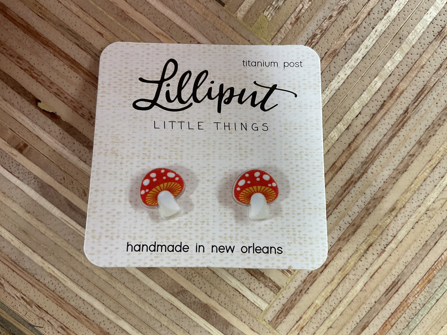 Mushroom Earrings