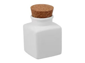 Square Cork Top Jar 389