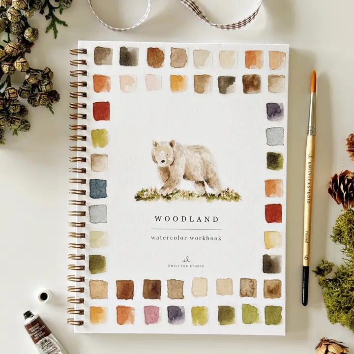 Emily Lex Watercolor Workbook-Woodland