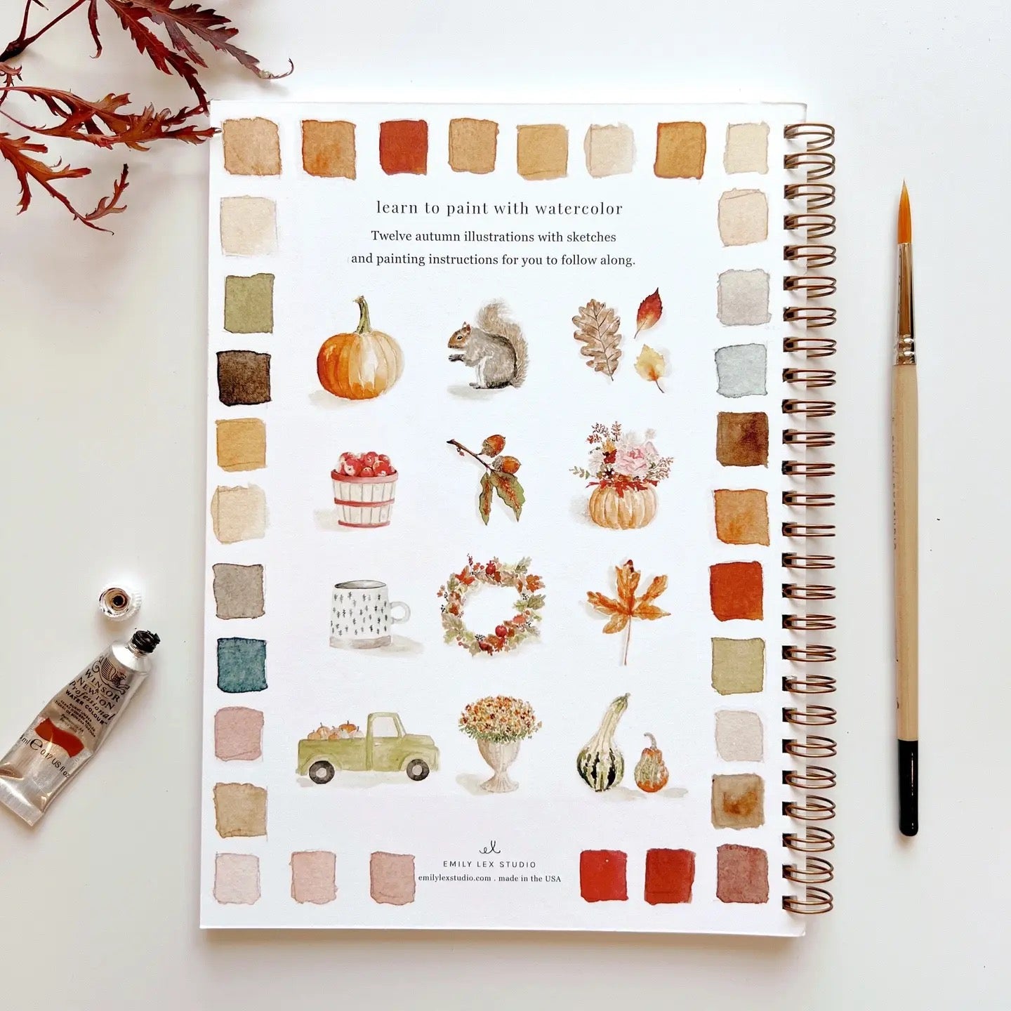 Emily Lex Watercolor Workbook - Autum