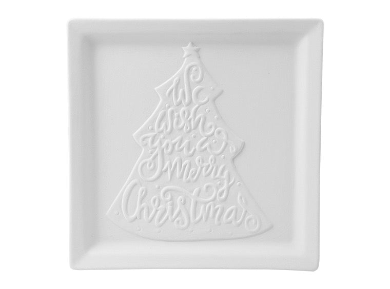 787 Christmas Plate (square)