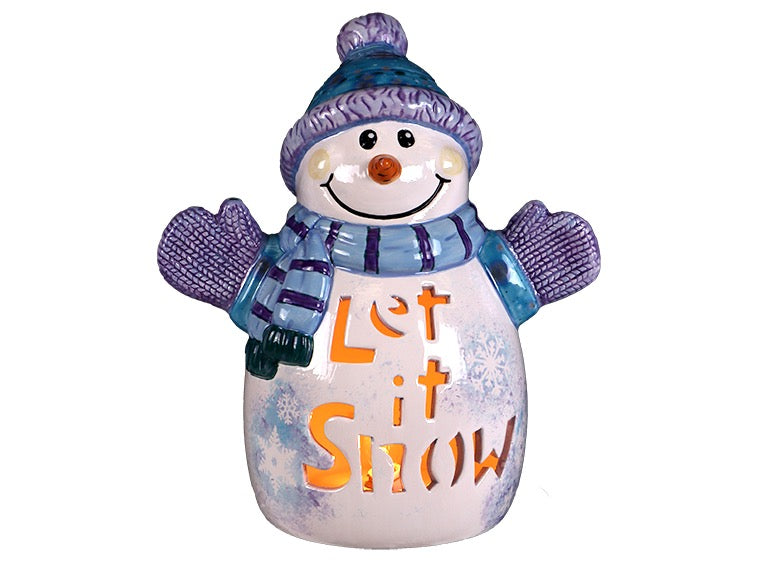 1981 "Let it Snow" Snowman light