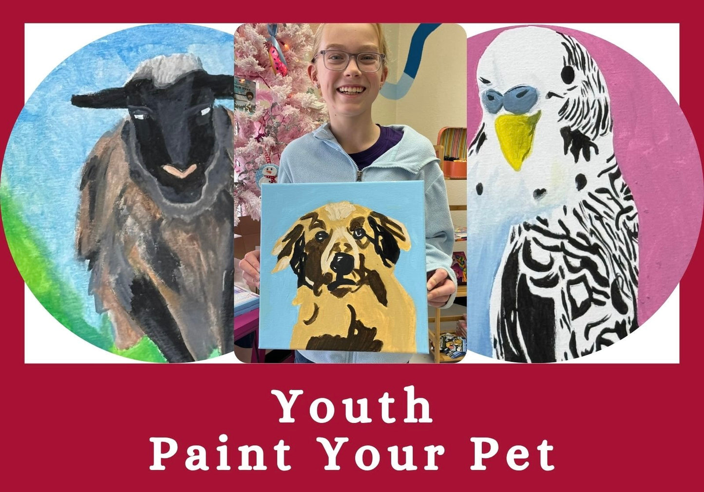Youth Paint Your Pet at ArtSocial 805
