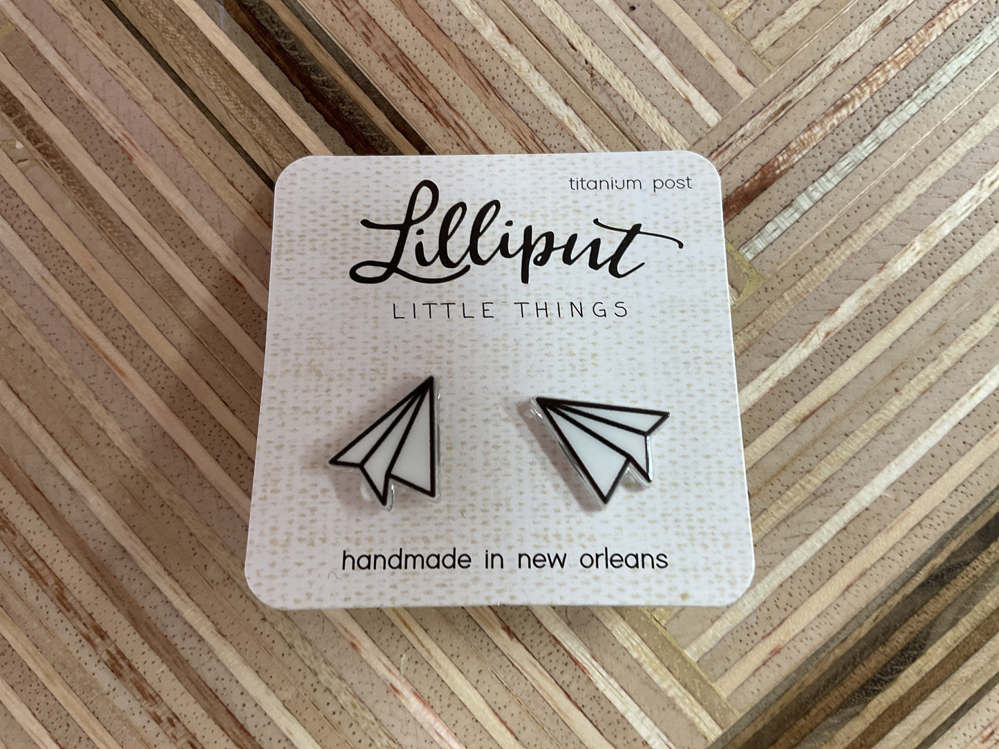 Paper Plane Earrings