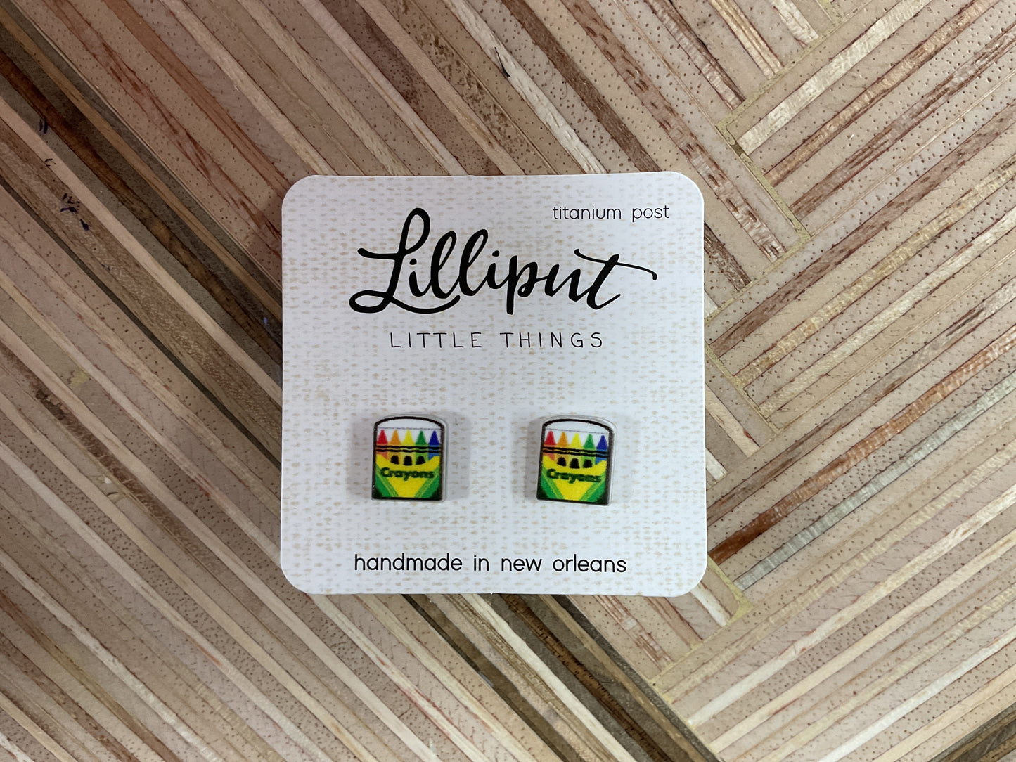 Crayon Earrings