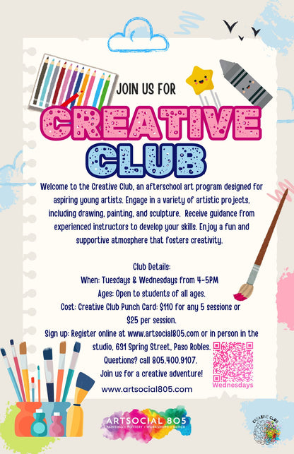 Wednesdays' Creative Club @ ArtSocial 805