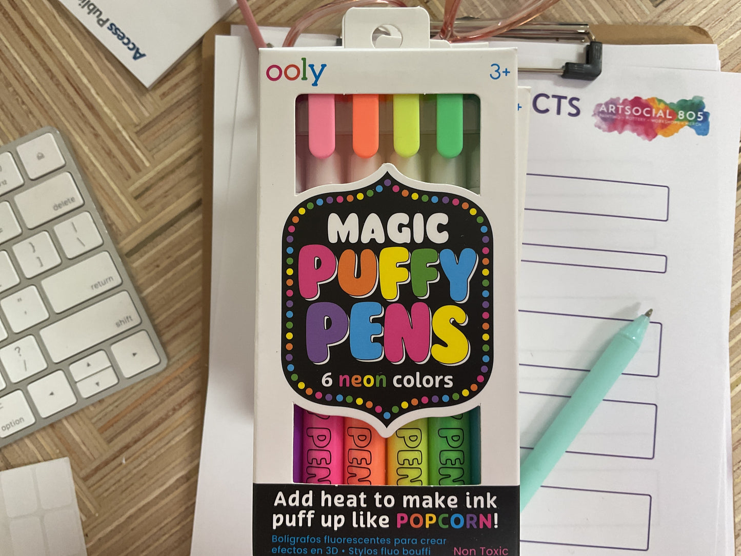 Magic Puffy Pens