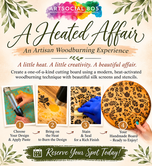 Wood scoring workshop at ArtSocial 805
