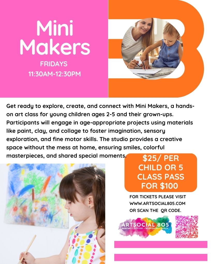 Mini Makers & Artventures Homeschool @ ArtSocial 805