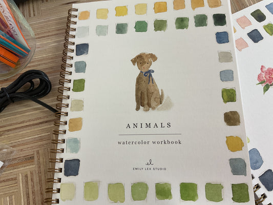 Watercolor workbook - animals