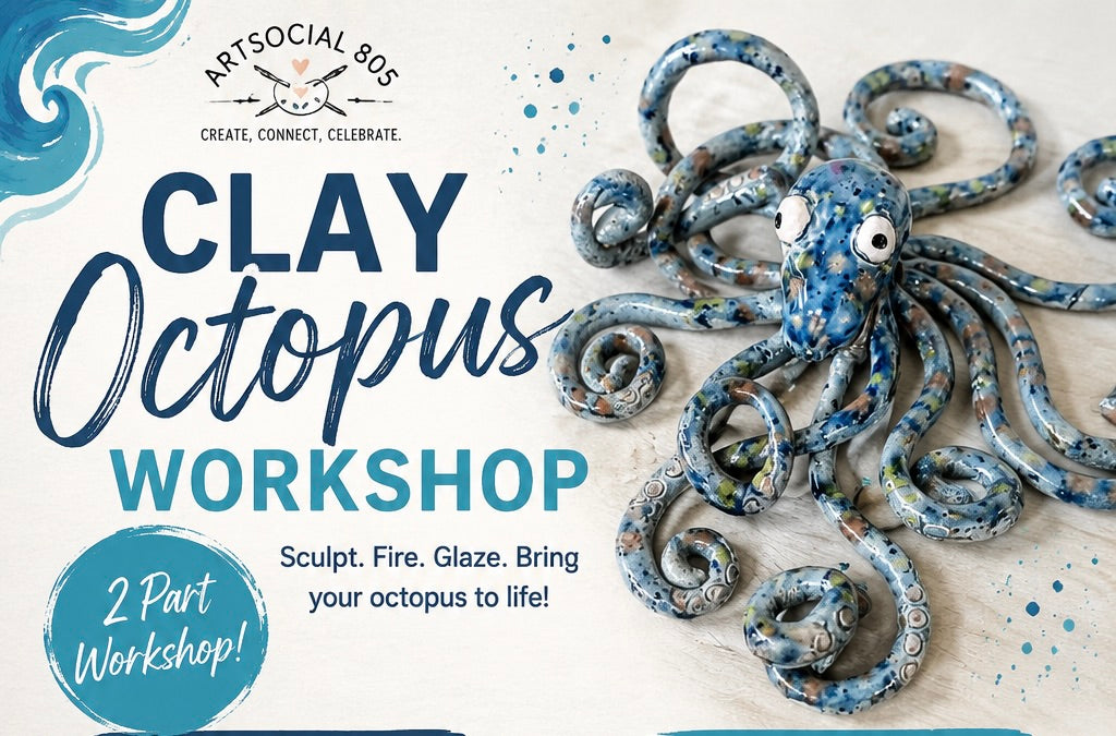 Clay Octopus Workshop at ArtSocial 805