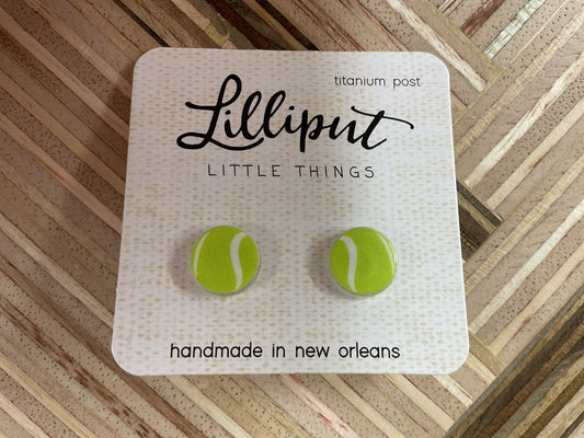 Tennis Ball Earrings