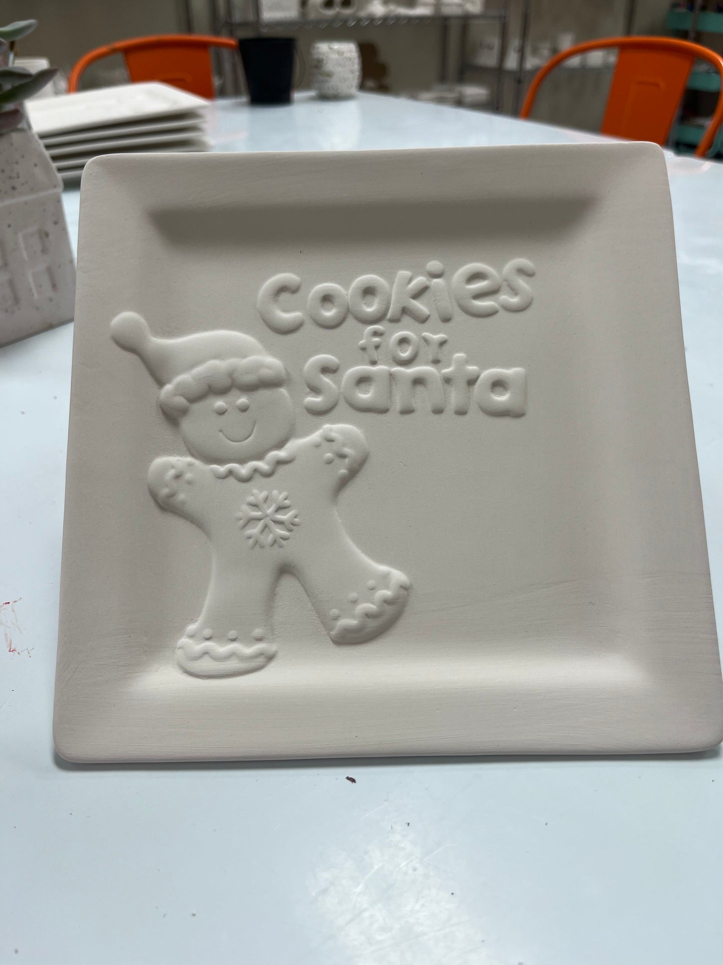 Cookies For Santa Plate