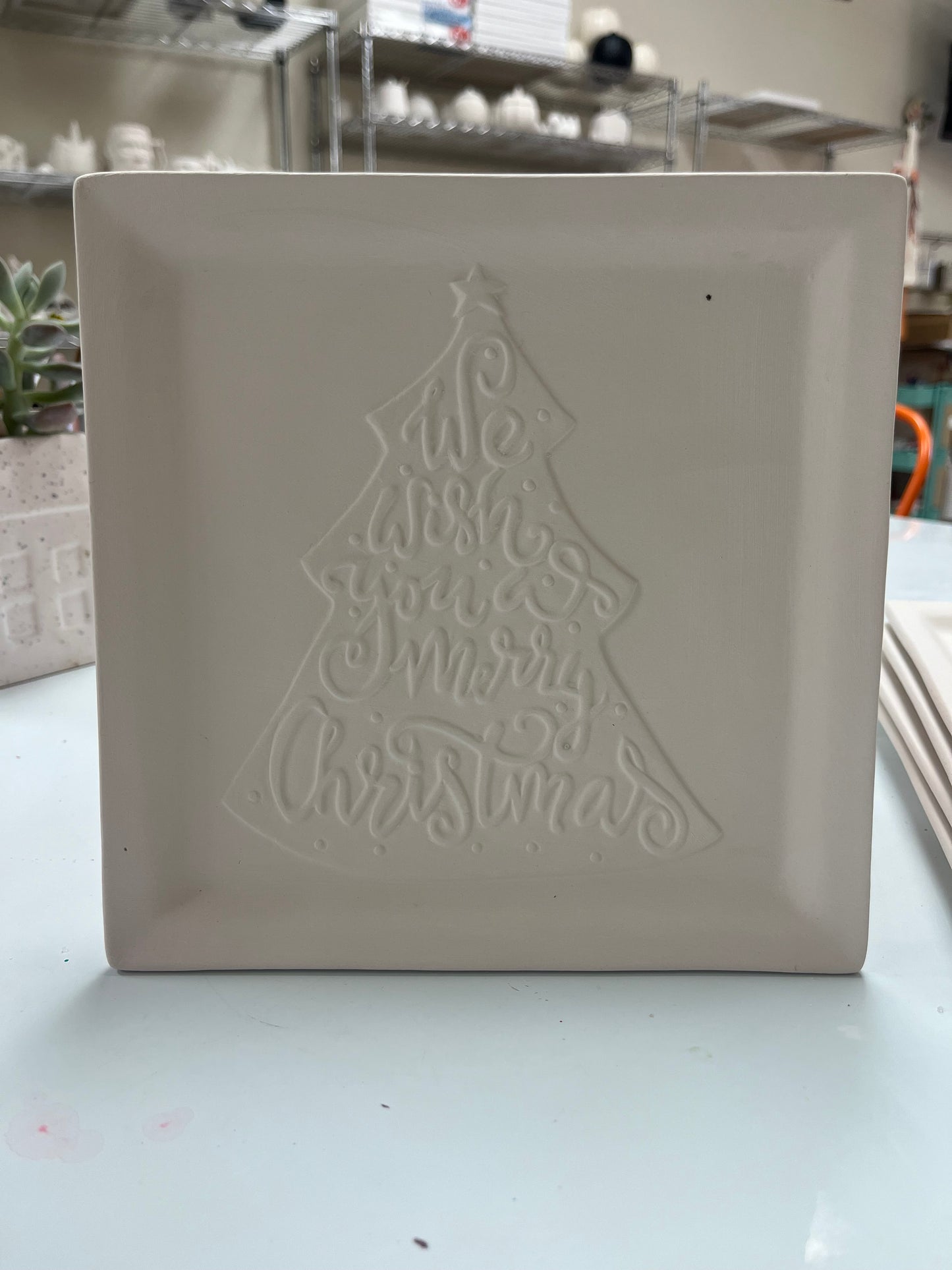 Christmas Plate (square)