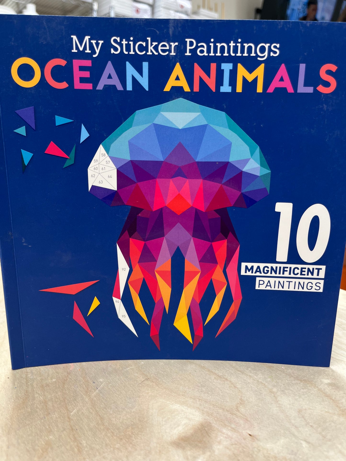 Activity Book - My Sticker Paintings: Ocean Animals