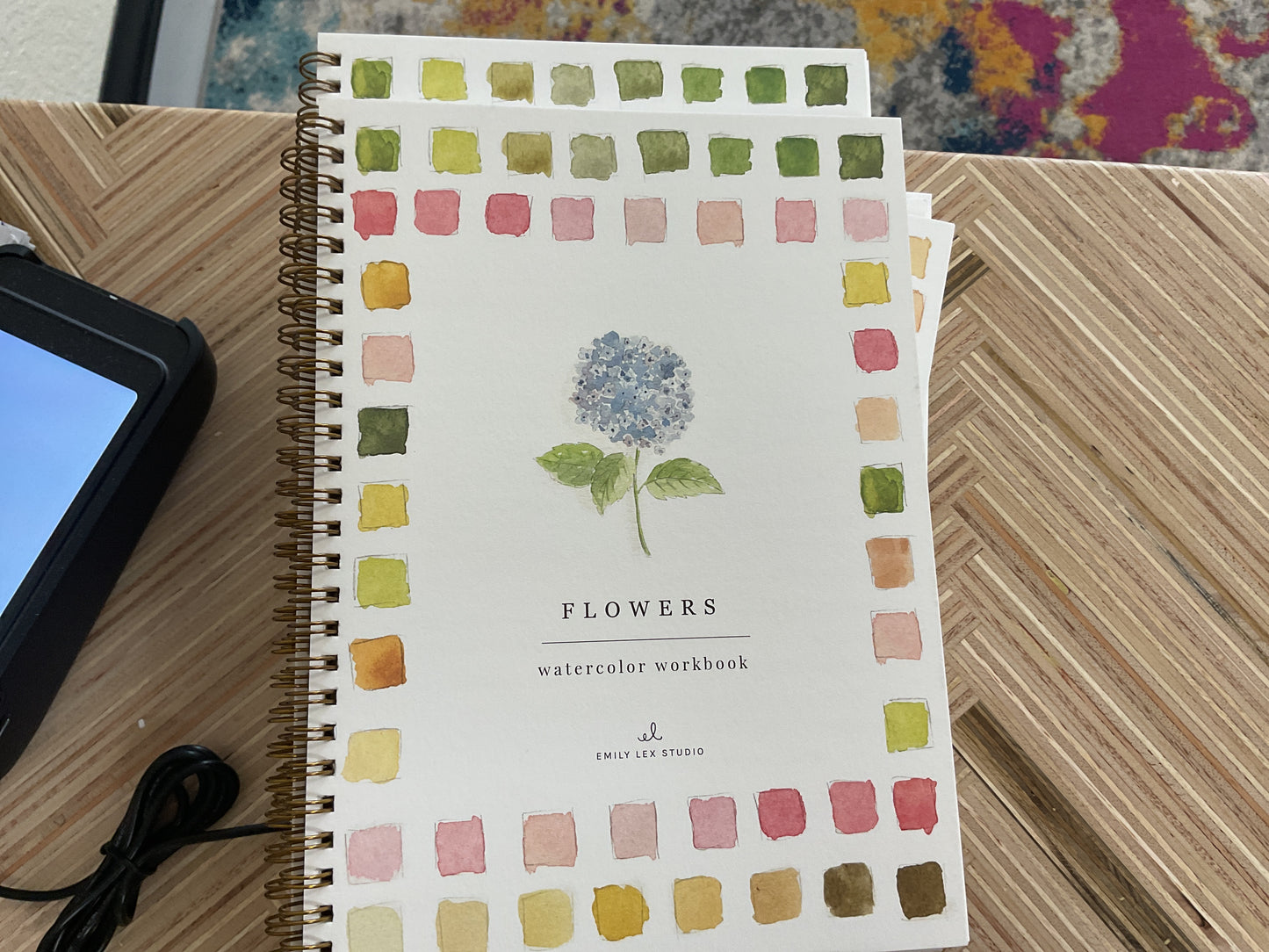 Watercolor workbook - Flowers