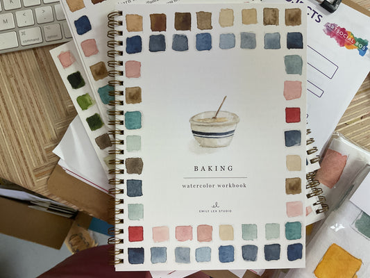 Watercolor workbook - Baking