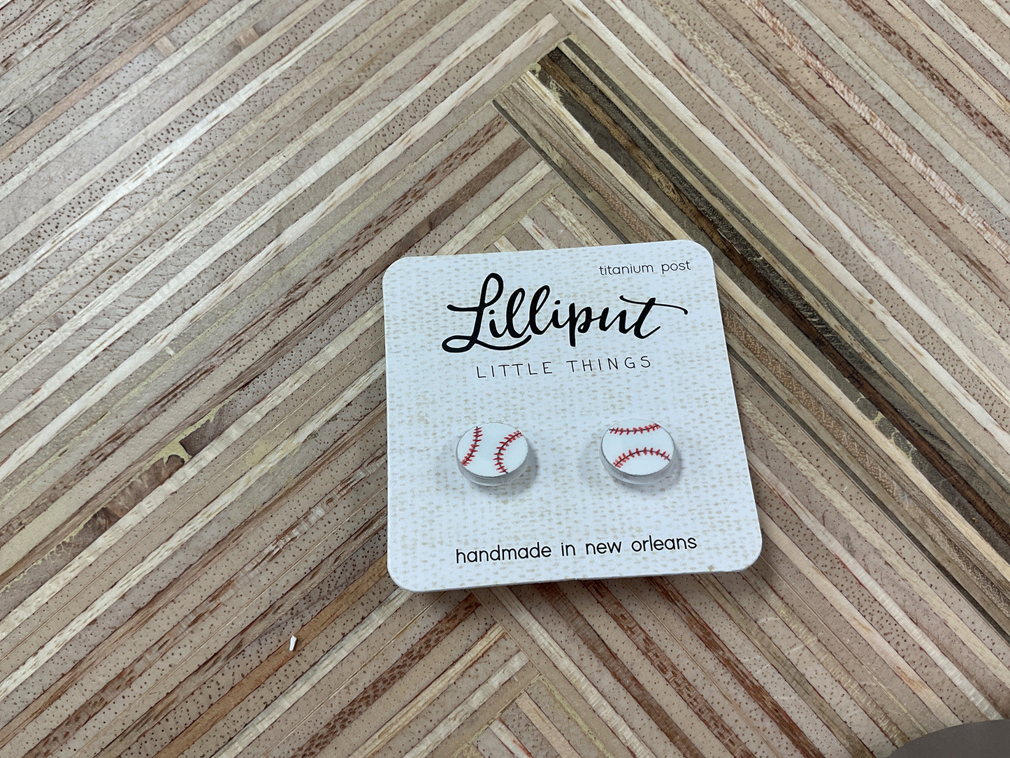 Baseball Earrings