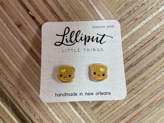 Waffel Earrings