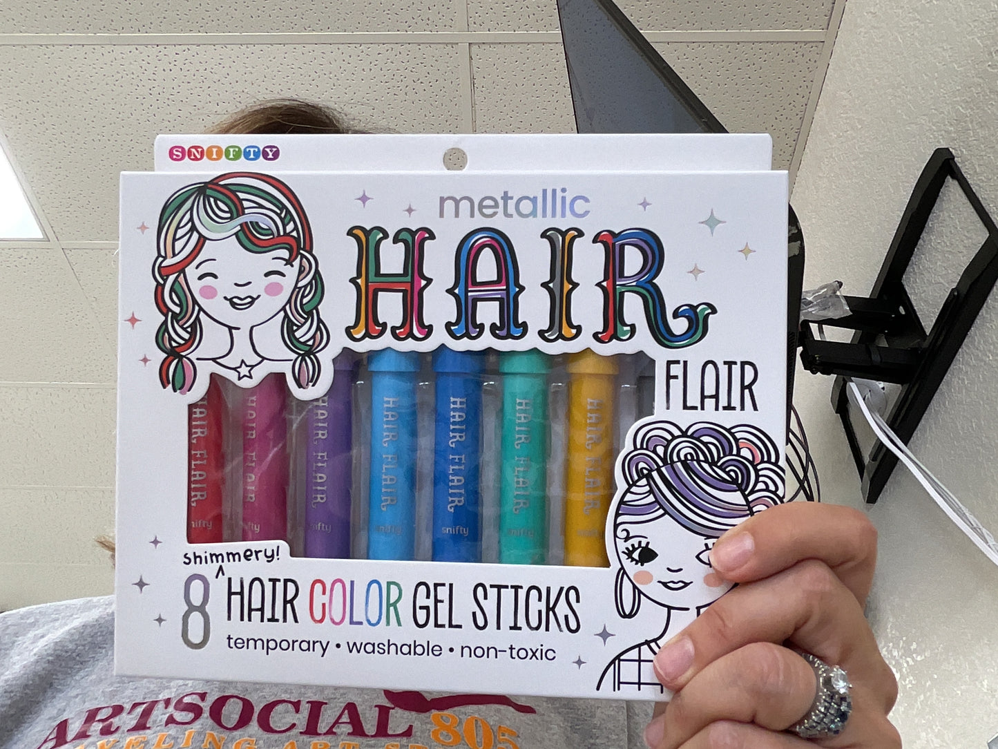 Hair Flair Color Gel Sticks - Metallic