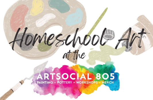 Home School Art Program at ArtSocial 805 Thursdays in April 2025