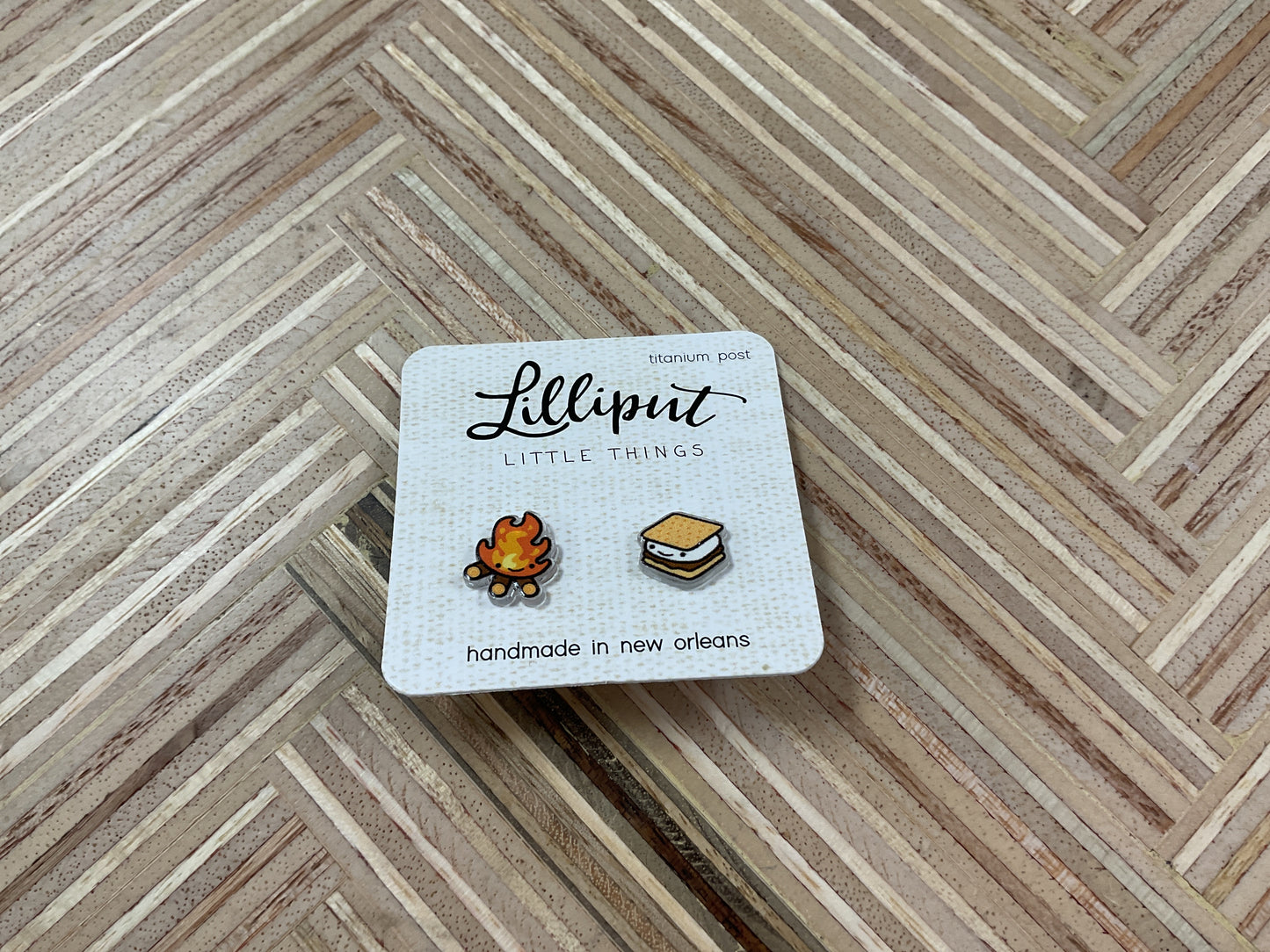 S’mores Earrings