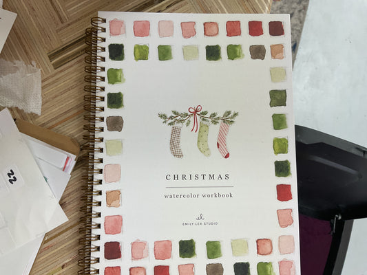 Watercolor workbook - Christmas