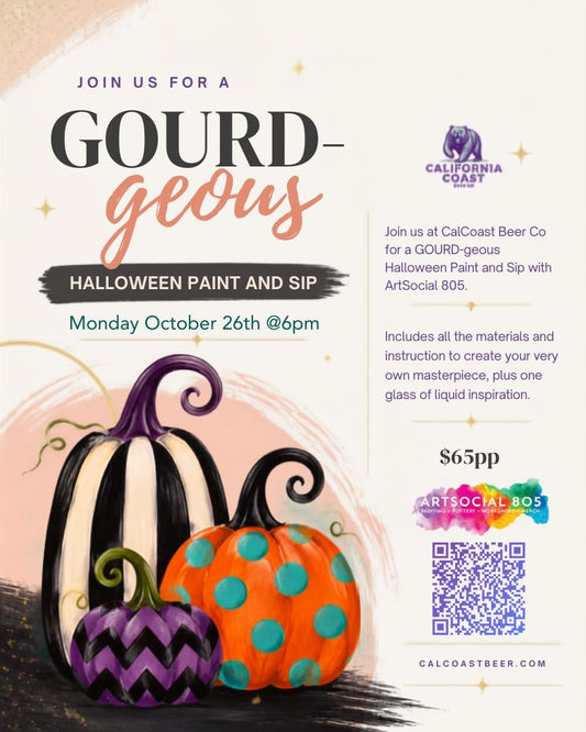 Cal Coast Beer Co. Paint and Sip with ArtSocial 805