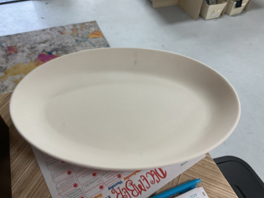 XL coupe oval platter