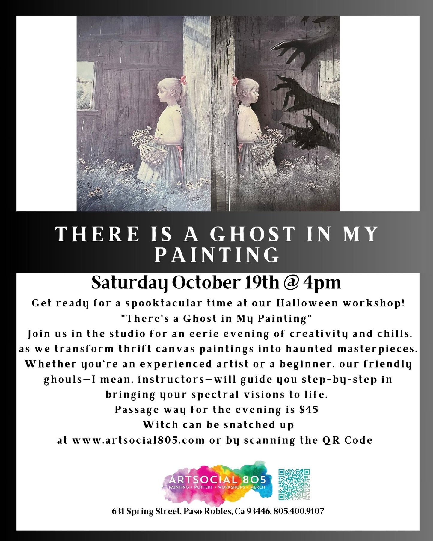 "There's a Ghost in My Painting" Workshop