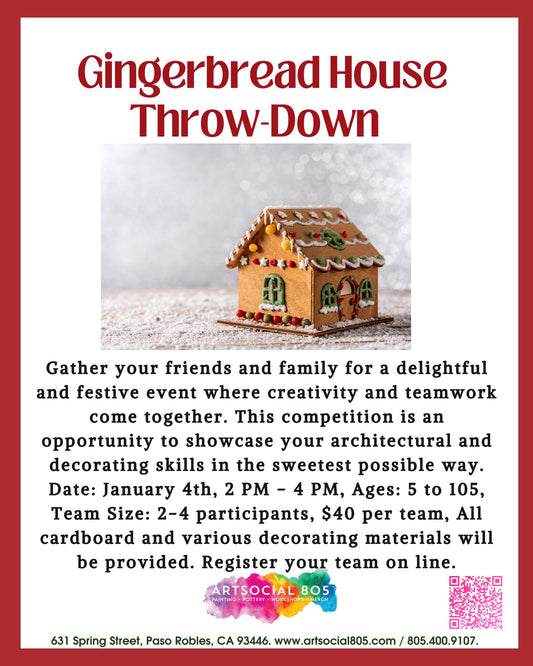 Ginger Bread House Throw Down