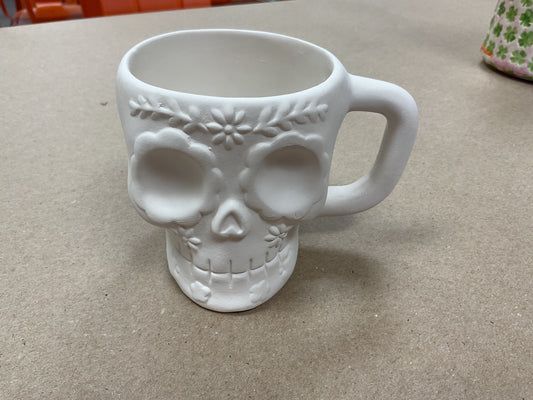 Day of the Dead Mug skull