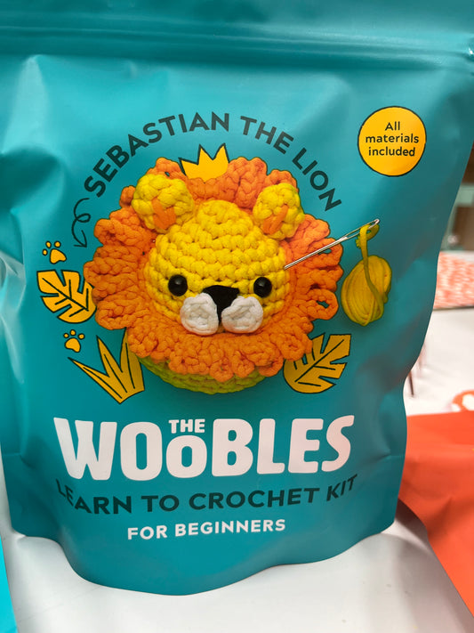 The Woobles "Sebastian the Lion" Beginner Crochet Kit