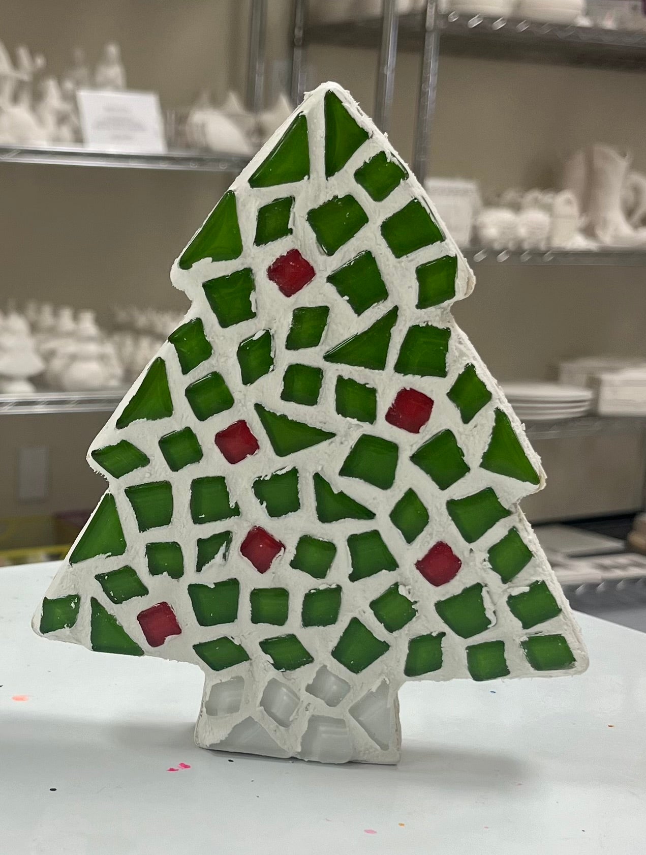 Christmas Tree Mosaic Workshop at ArtSocial 805