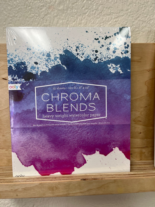 Chroma Blends Heavy Weight Watercolor Paper - 8"x10"