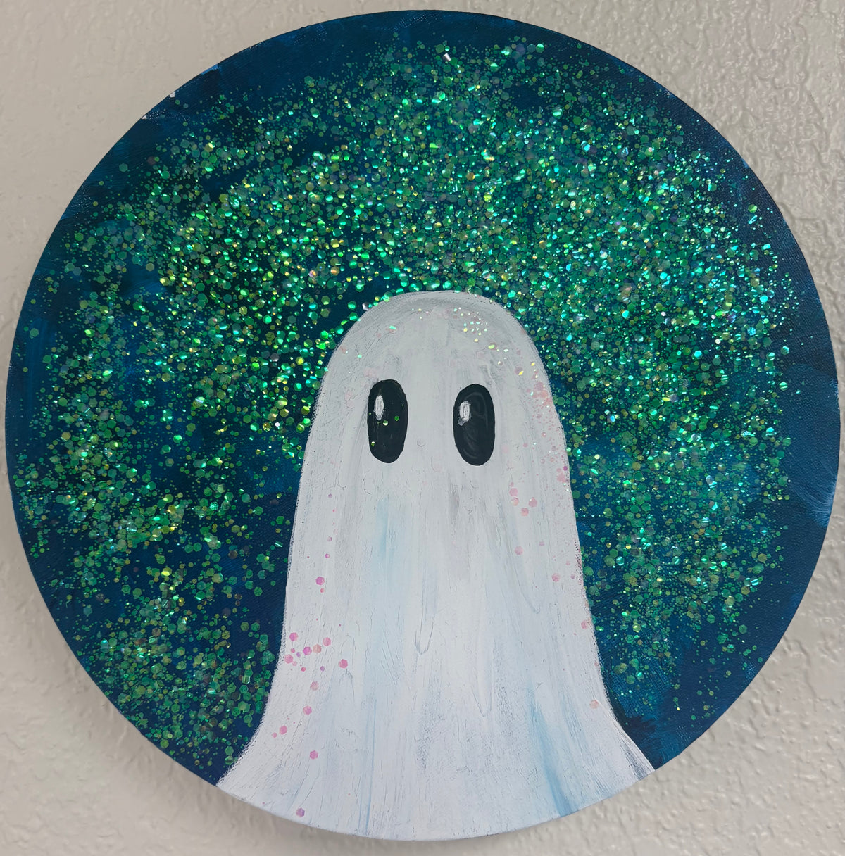 Glitter Ghost Painting at ArtSocial 805
