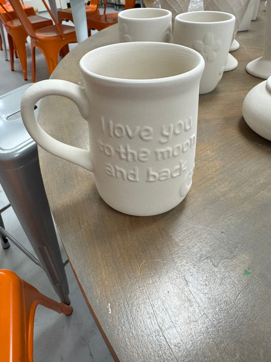 I Love You to the Moon and Back Mug