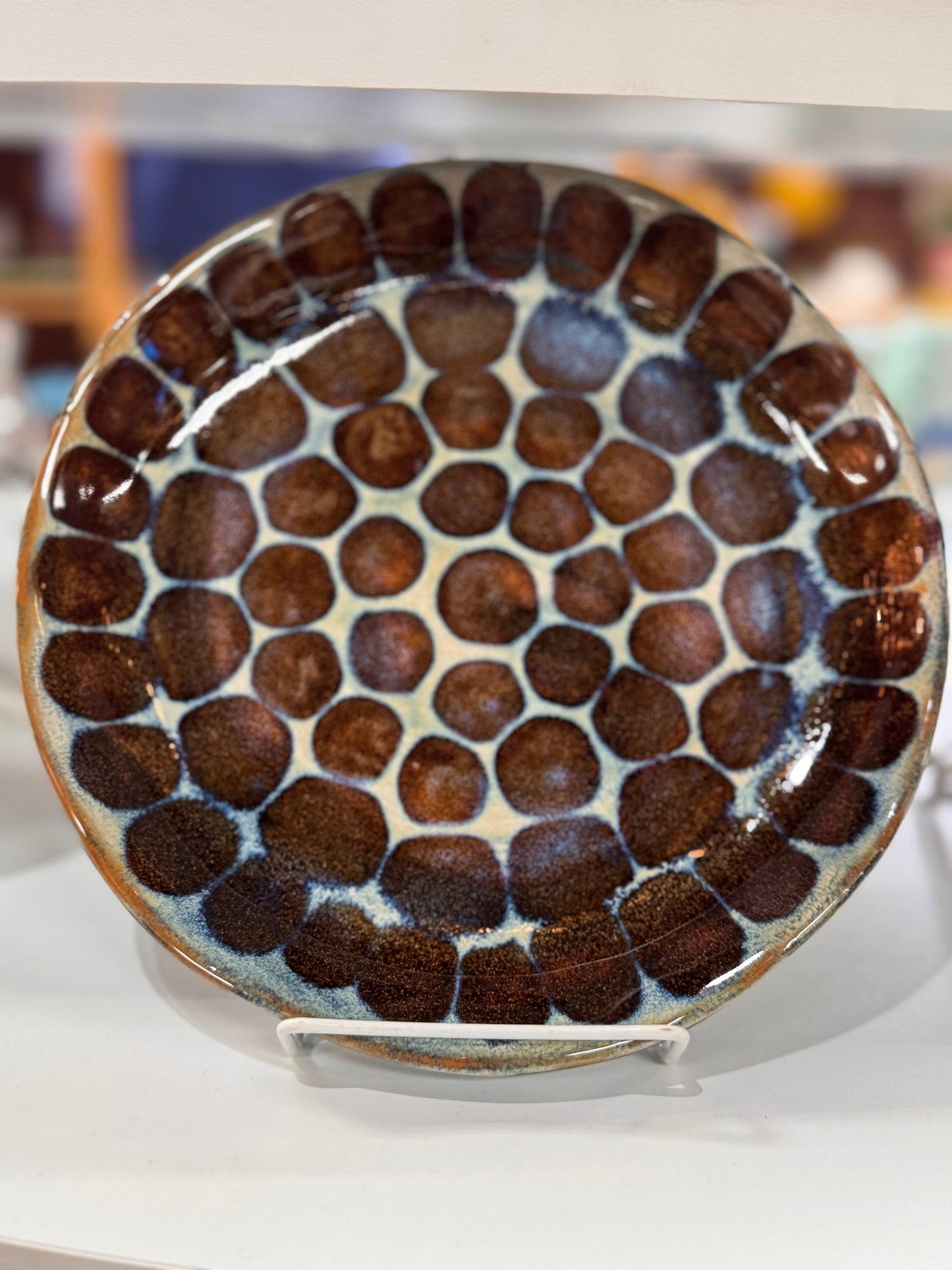 Stoneware Workshop "Frozen Pond" Dinner Plate