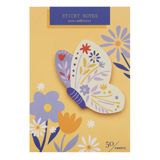 Butterfly Die Cut Sticky Notes