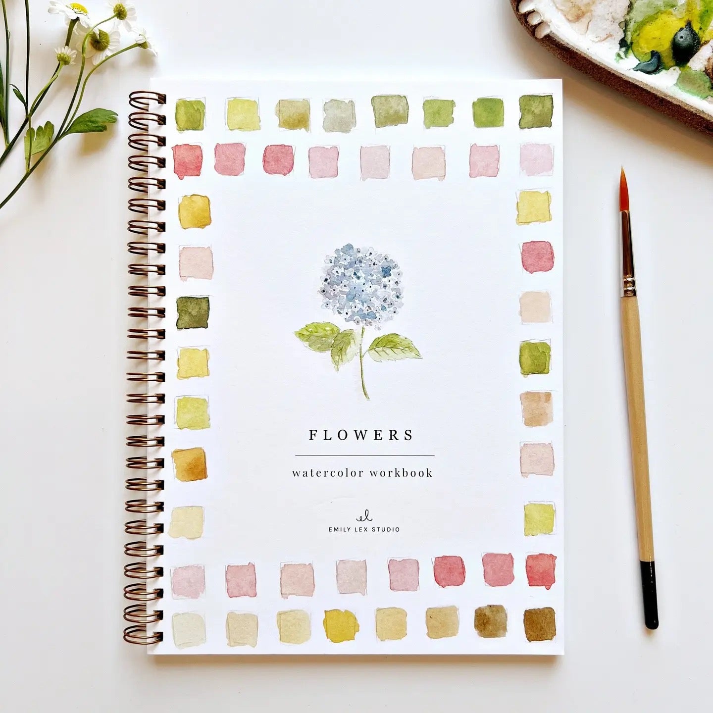 Emily Lex Watercolor Workbook - Flowers