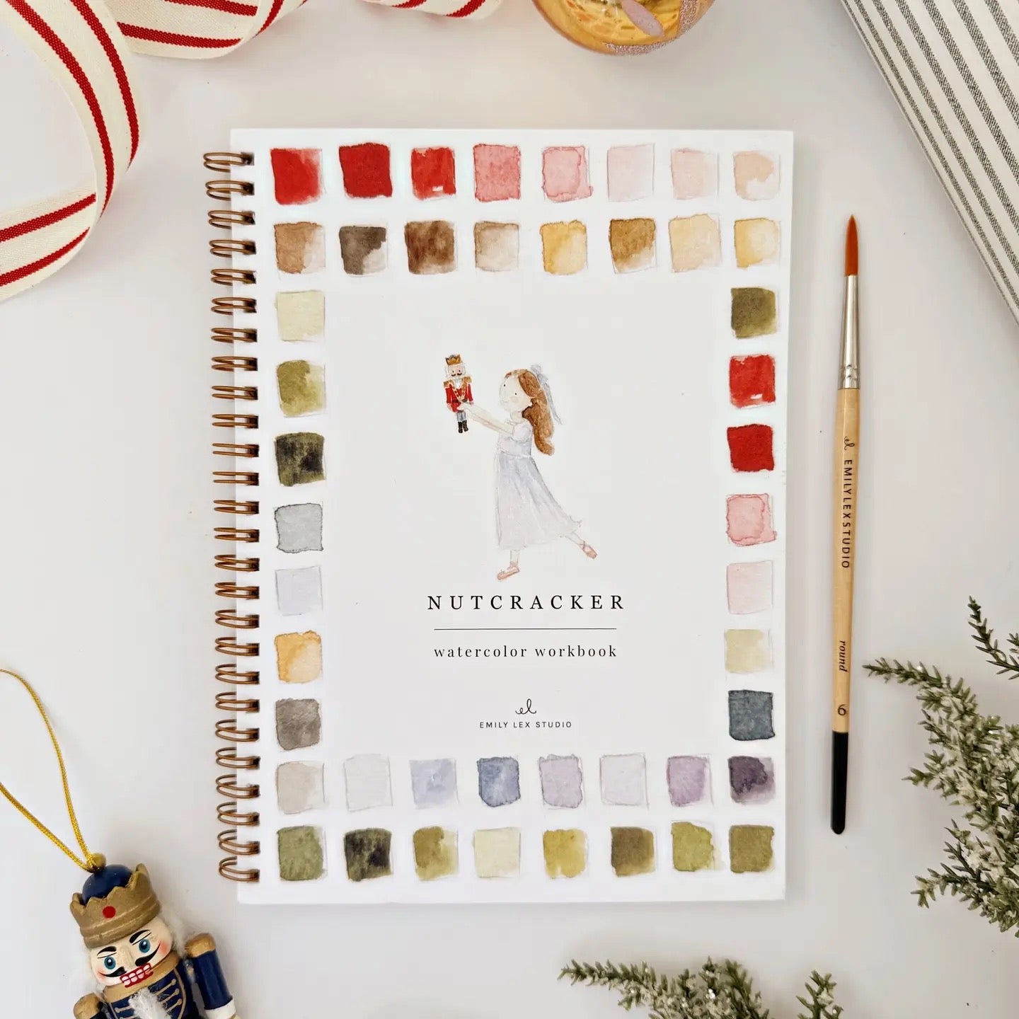 Emily Lex Watercolor Workbook - Nutcracker