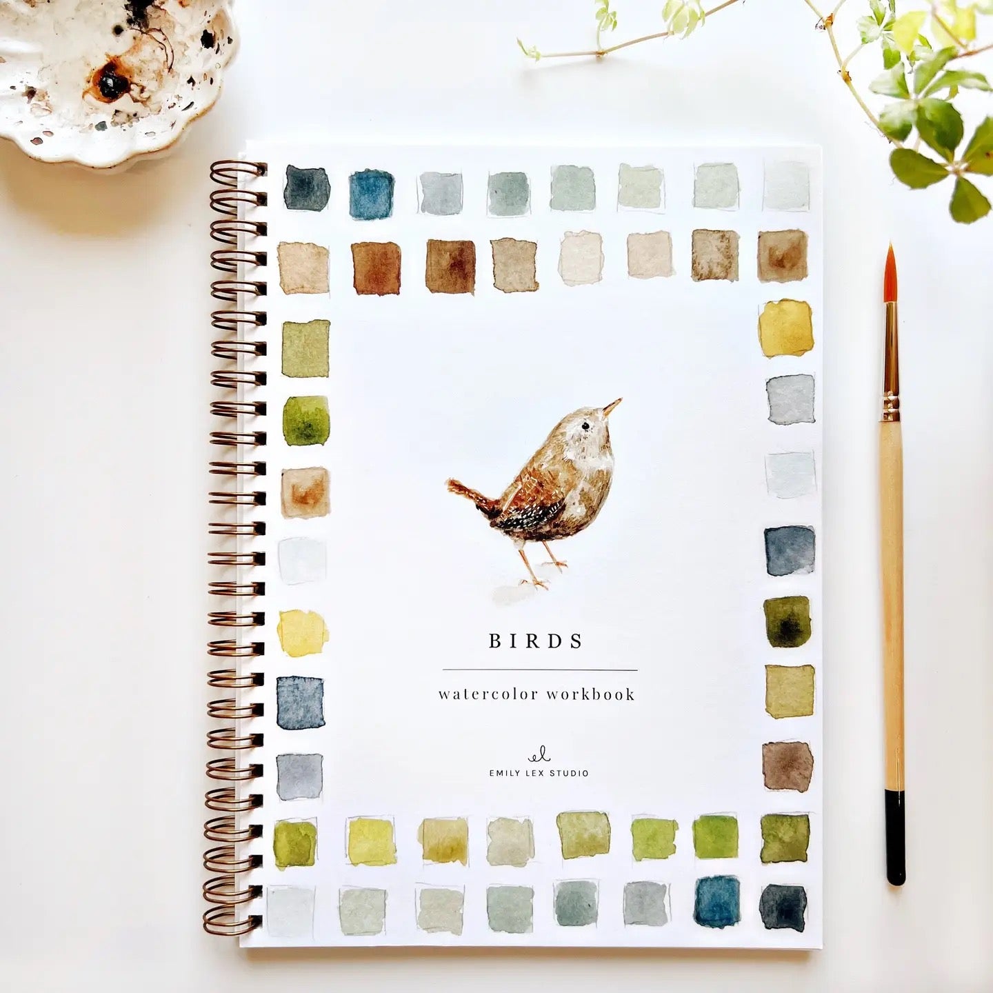 Emily Lex Watercolor Workbook - Birds