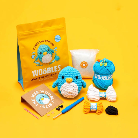 The Woobles "Pierre the Penguin" Beginner Crochet Kit