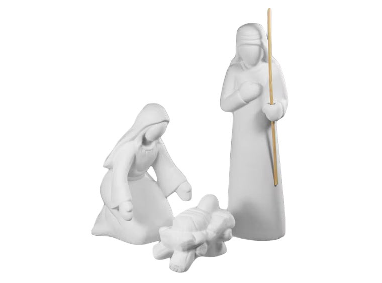 2022 Nativity set of 3 Mary, Joseph and baby Jesus
