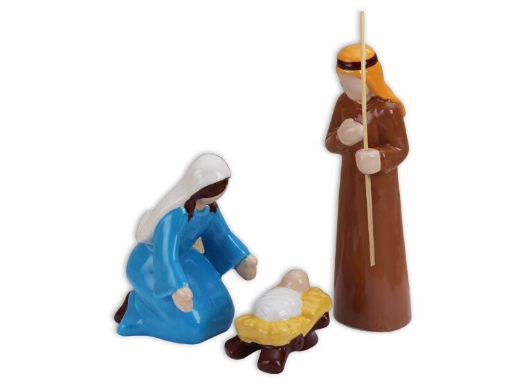 2022 Nativity set of 3 Mary, Joseph and baby Jesus