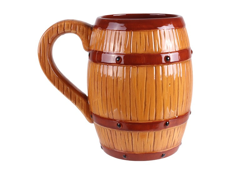 2968 Wood Barrel Mug